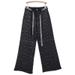 Vintage Washed Star Embroidered Ribbon Jeans | Loose Fit Wide Leg Denim Pants | Retro Boho Streetwear | High Waist Straight Leg Trousers_mkmklike.com