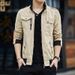 Loom Men's New European And American Style Korean Trend Slim Fit Denim Workwear Winter Jacket Spring Autumn Men_mkmklike.com