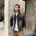 American Style Trendy Jacquard Jacket For Men, New Autumn And Winter Design, Niche Retro Loose Casual Denim Coat_mkmklike.com
