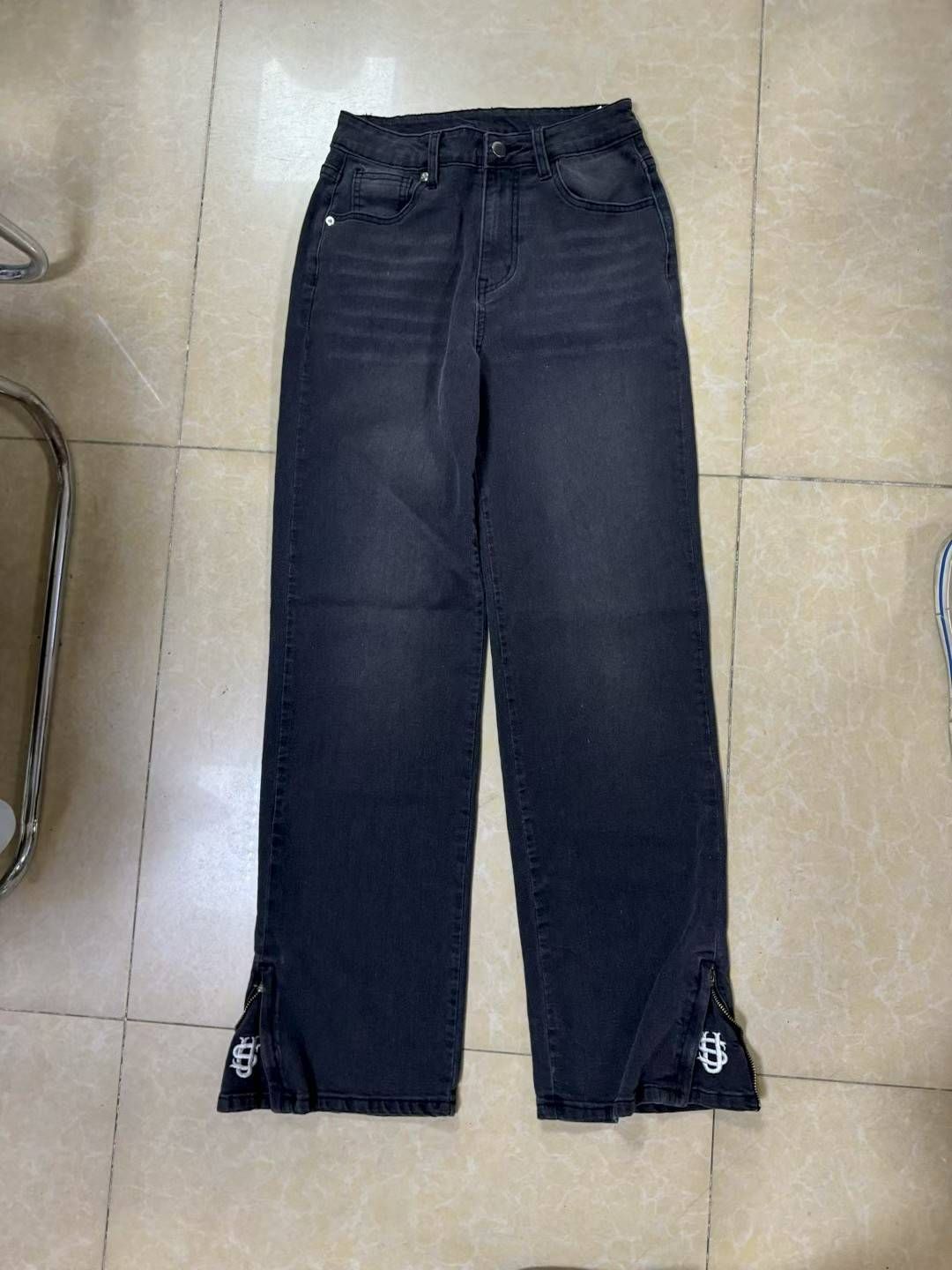 Men's Clothing Cross Border Foreign Trade Wasteland Style Washed Distressed Jeans American Flared Street Flared Wide Leg Trousers Men's Wear_mkmklike.com