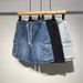 Summer New Men's Denim Shorts Street Wear Retro Korean Harajuku Pocket Jeans Shorts Hip-hop Denim Work Pants Men's Style_mkmklike.com
