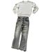 European And American Trendy Brand Towel Embroidered Jeans Men's Y2k High Street Niche Design Sense Versatile Casual Straight-leg Pants Trend_mkmklike.com