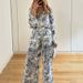 2026 European And American Personality Graffiti Casual Shirt Turn-down Collar Long Sleeve Fashion Women's_mkmklike.com