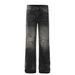 American Style Ripped Jean For Men High Street Trend Brand Ina Looe Caual Wahed Straight Pant Wide Leg Long_mkmklike.com