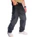 European And American Trend HIPHOP Loose Straight Skateboard Pants Embroidered Hip-hop Jeans Men's Plus Size_mkmklike.com