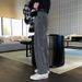 Nordmann Gray Jeans Men Loose Straight Leg Tall Slim Summer Trendy American Retro Casual Long Pants_mkmklike.com