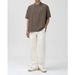 White Cotton Loose Simple Sle Korean Single Jeans Casual Straight Leg Mid Waist For Men Women Youth And Adults_mkmklike.com