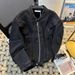 Unisex Heavy Industrial Denim Jacket with Patchwork Design Shoulder Pad Long Sleeves Zipper Stand Collar Trendy American Style for Spring/Summer_mkmklike.com