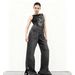 Y2k Street Style Embroidered Distressed Baggy Jeans For Men & Women - Loose Fit Straight Leg Vintage Denim Pants With Patchwork Details_mkmklike.com