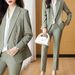 Women's Clothing New Fashion temperament business wear slim suit workwear set_mkmklike.com