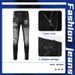 Men’S Slim Fit Ripped Jeans – High Street Black Denim With Patch Details & Stretch Comfort, Skinny Tapered Leg_mkmklike.com