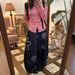 Unisex Embroidered Floral Jeans – Streetwear Baggy Denim Pants With Distressed Wash (Sizes S-XXXL)_mkmklike.com