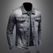 Men's Clothing Large Size Denim Jacket Men's Jacket Slim Fit Fashion Casual Personality Spring And Autumn Motorcycle All Match_mkmklike.com