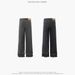 Men's Clothing straight jeans retro loose casual washed long pants simple solid color street trend_mkmklike.com