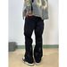 Men's Streetwear Straight-Leg Jeans - American High Fashion Denim Pants With Star Embellishment_mkmklike.com