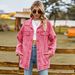 K New Versatile Slimming Retro Classic Loose Denim Jacket Top For Women. No Necklace, Glasses, Or Other Accessories_mkmklike.com