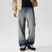 CLEANFIT Jeans Men's Harlan Loose Straight Youth Trendy Brand Long Harlan American Retro Double Craft New Zhiyi Clothes Decoration K11 Denim Ten Mile_mkmklike.com