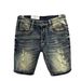 Men's Clothing Back Pocket Print Slim Fit Denim Shorts Boys Casual Stretch Five Points_mkmklike.com
