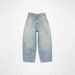 Men's Clothing Vintage Hand-Painted Splatter Distressed Jeans For Men & Women - High Waist Relaxed Straight Leg Wide Trousers ( Sizes 29-32)_mkmklike.com