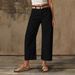 Women's High-Waisted Slimming Wide Leg Jeans Retro Straight Leg Pants Spring New_mkmklike.com