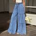 Versatile Elastic Women's Jeans Long Pants 66500# Casual Outfit For All Seasons_mkmklike.com