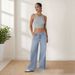 Asymmetric Low-Rise Relaxed Fit Jeans – Washed Cotton Denim Pants In Blue, Black & White (XS-3XL)_mkmklike.com