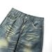 Slim Versatile Casual Denim Trousers Niche Design Trend Youth Popular Retro_mkmklike.com