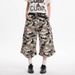"Men's Camo Cargo Jeans – Streetwear Utility Pants (7/10 Length, Loose Fit, Vintage Wash, Military-Inspired, Urban Fashion)"_mkmklike.com