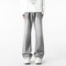 "Men's Smoky Gray Vintage Jeans – Oversized Wide-Leg Trousers (90s Streetwear, High-Waisted Drop-Crotch, Ultra-Drape Silhouette)"_mkmklike.com