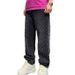 Spring And Autumn American High Street Men's Pants Full Print Jacquard Loose Straight Tube Brand Versatile Jeans Trendy_mkmklike.com