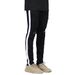 Ripped Striped Locomotive Jeans, New Men's Slim-fitting Small Foot Zipper, High Street Trendy Brand European And American Patch Trousers_mkmklike.com