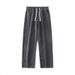 Fashion Men's Solid Color Draping Jeans Loose Straight Korean Vintage High Street Hip-hop Y2K Casual Daily Pull Wide Leg 2025_mkmklike.com