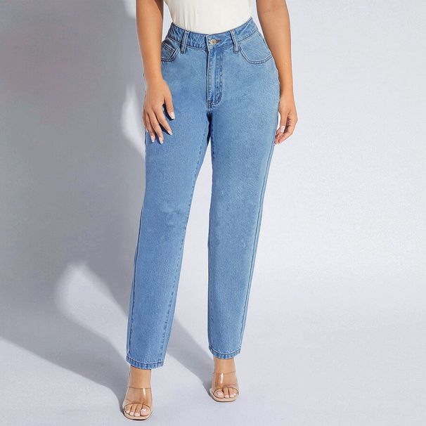 High-Waisted Straight Leg Jeans For Women Casual Autumn Fashion Independent Websites Commerce Platforms_mkmklike.com