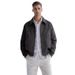 New 2024 Spring And Autumn Foreign Trade Men's Solid Color Turn-Down Collar Woolen Coat British Style Jacket Cardigan_mkmklike.com