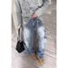 Men's Clothing Oversized Jeans American High Street Style Multi Pocket Trendy Wide Leg Pants Loose Fit Retro Washed For Women_mkmklike.com