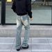 Nordmann American Style Vibe Retro Distressed Patchwork Ink Splash Jeans For Men Ins Trendy Brand High Street Cool Long Pants_mkmklike.com