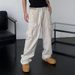 Men's American Retro Distressed Cargo Jeans Loose Straight Leg Wide Leg High Street Trendy Hip Hop Style New Autumn Collection_mkmklike.com
