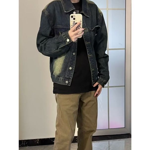 Spring Autumn Cowboy Trendy Brand Men And Women Same Style American Rascal Handsome Explosive Work Clothes Jacket_mkmklike.com