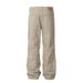 Men's Clothing Men's High-Waist Cargo Pants Straight Leg Cleanfit Maillard Jeans Slight Flare Retro Washed American Style_mkmklike.com