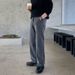 Men's Clothing Men's Washed Jeans Loose Fit Casual Straight Leg Pants Style Trendy Spring Cool Chic Long Denim_mkmklike.com