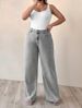 Distressed High Waist Straight Leg Jeans For Women – Washed Gray Ripped Denim Pants (Relaxed Fit, Cotton-Blend, S-XL, Vintage Streetwear)_mkmklike.com