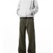 Unisex Vintage Washed Cargo Pants - High Street Retro Straight Leg Loose Fit Workwear Pants For Men & Women_mkmklike.com