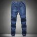Men's Clothing Men's Jeans Nine Point Tapered Loose Fitting Men's Pants_mkmklike.com