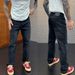Men's Straight Leg Casual Jeans Fashionable Solid Color High Quality Comfortable mid Waist Long Non-Stretch Softener Treatment_mkmklike.com