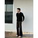 Trendy, Relaxed, Stylish, Chic, Japanese Inspired, Simple And Artistic Denim Jeans, Popular In Harajuku._mkmklike.com