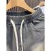Retro Style Lightweight Denim Shorts For Men Distressed Summer Casual Loose Straight Leg Five-Pocket Design Trendy Versatile Pants_mkmklike.com