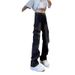 Pants Men's Pockets Tooling Jeans Men's Loose Straight High Street American Scimitar Pants_mkmklike.com