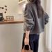 2025 Autumn Turn-Down Collar Regular Shoulder Sweatshirt For Women, Spring Plus Size Fashion Slimming European Style New_mkmklike.com