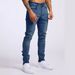 Washed Jeans Men Vintage Pencil Pants Mid Waist Pockets Button Zipper Fly Basics Ankle Length Trousers 2025 Casual Denims_mkmklike.com