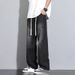 Men's American Style Thin Straight Leg Loose Fit Jeans Spring Washed Retro Wide Leg Casual Versatile Trendy Trousers_mkmklike.com